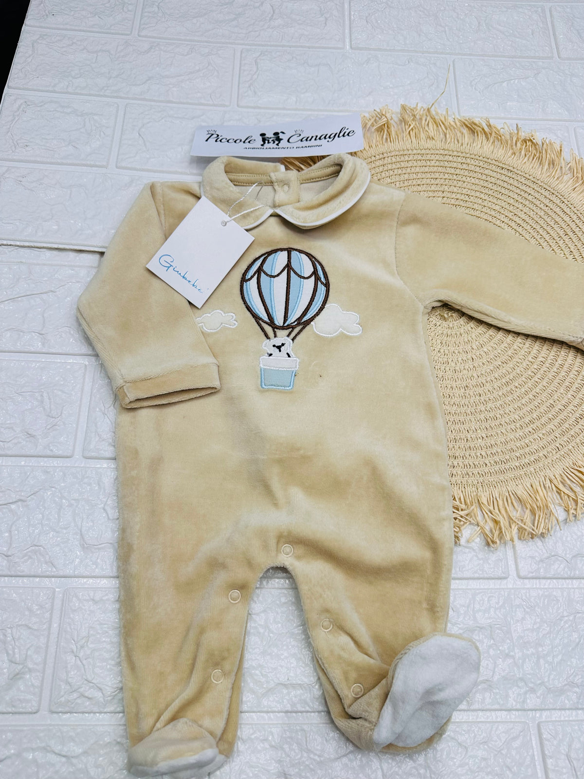 Tutina Ciniglia Orsetto Mongolfiera Beige Gb9r0069 Giubebe’
