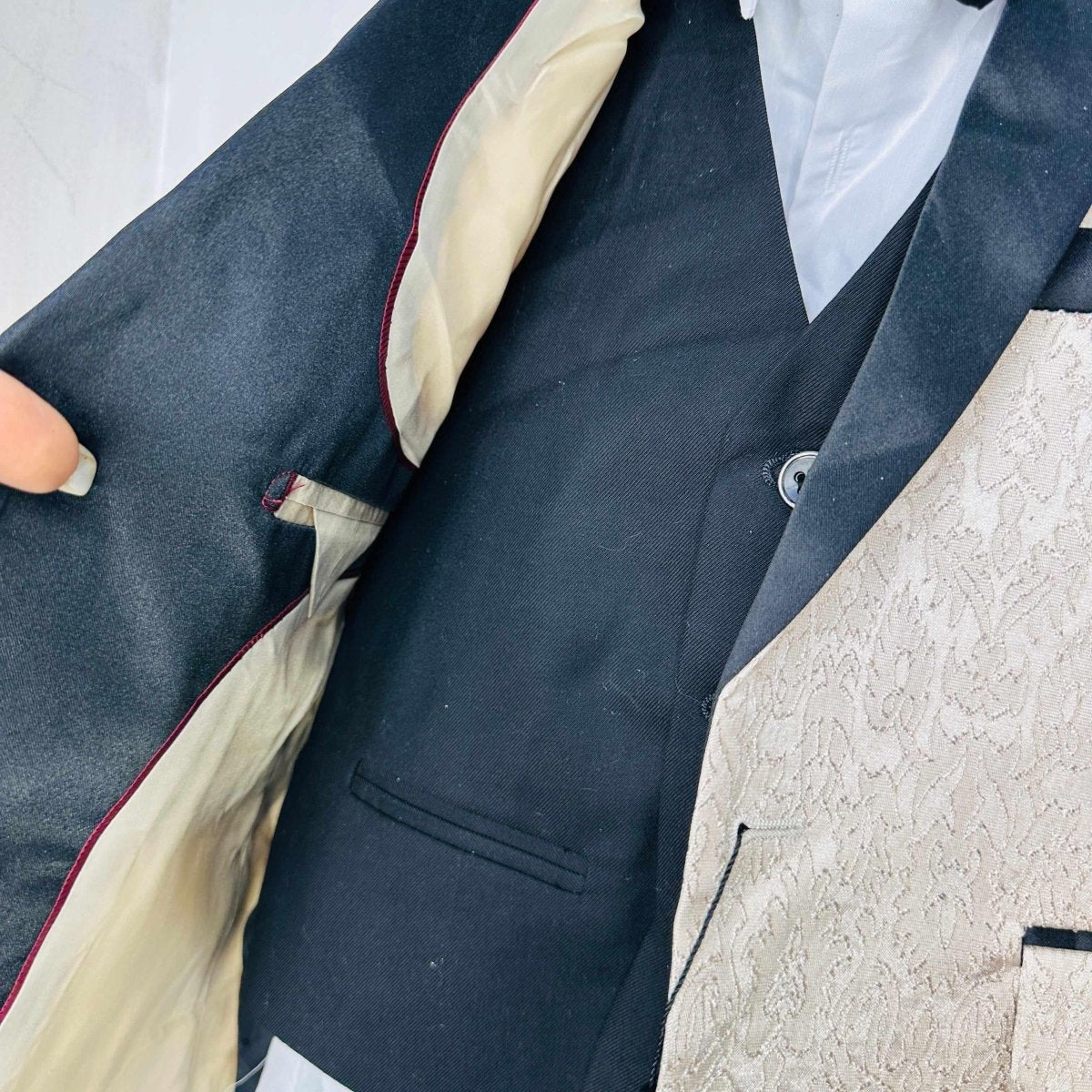 Abito Damasco Begie - Piccole Canaglie - PC21753