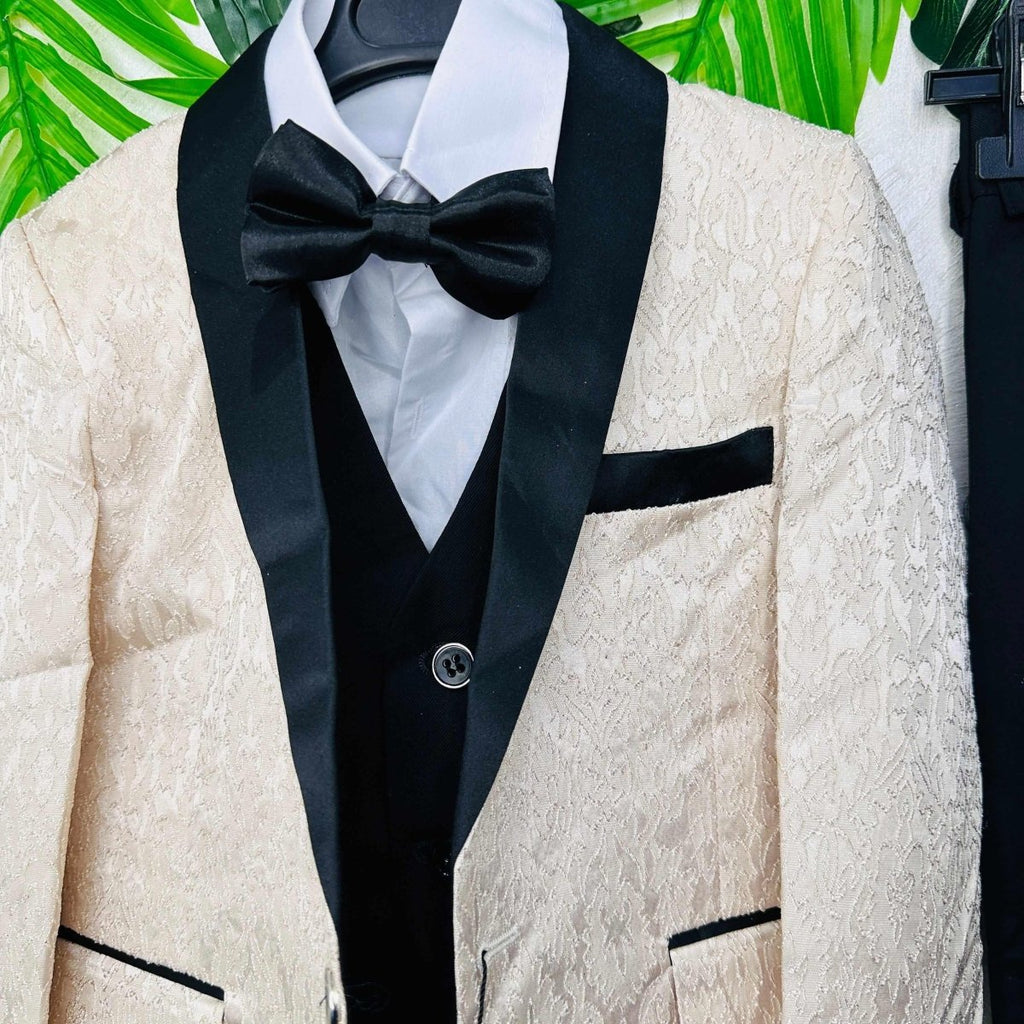 Abito Damasco Begie - Piccole Canaglie - PC21753