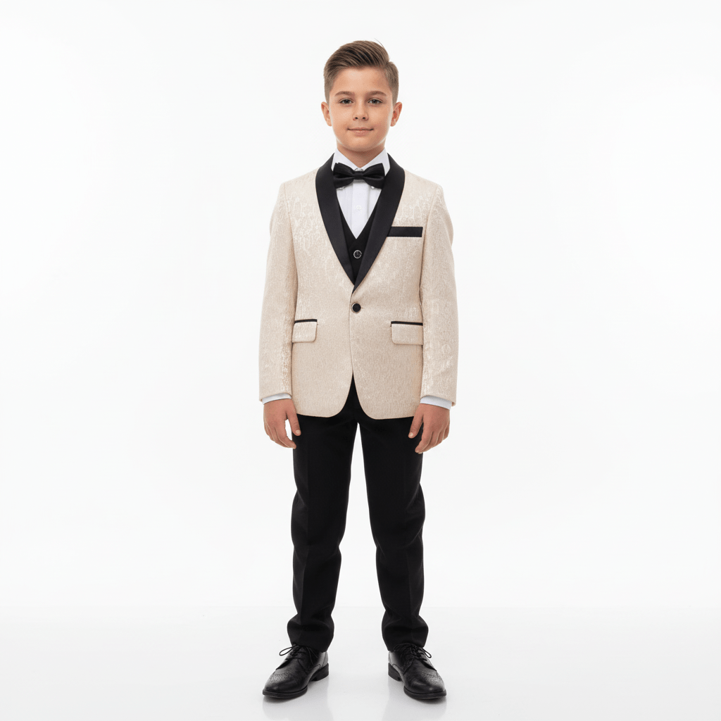 Abito Damasco Begie - Piccole Canaglie - PC21753