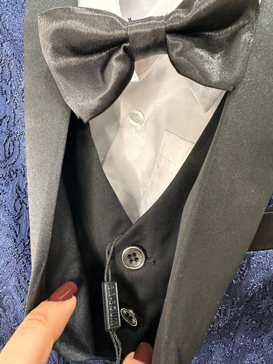 Abito Damasco Blu A75 - Piccole Canaglie - PC25098