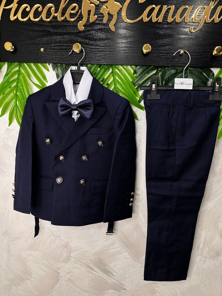 Abito Doppio Petto Blu 63 - Piccole Canaglie - PC25114