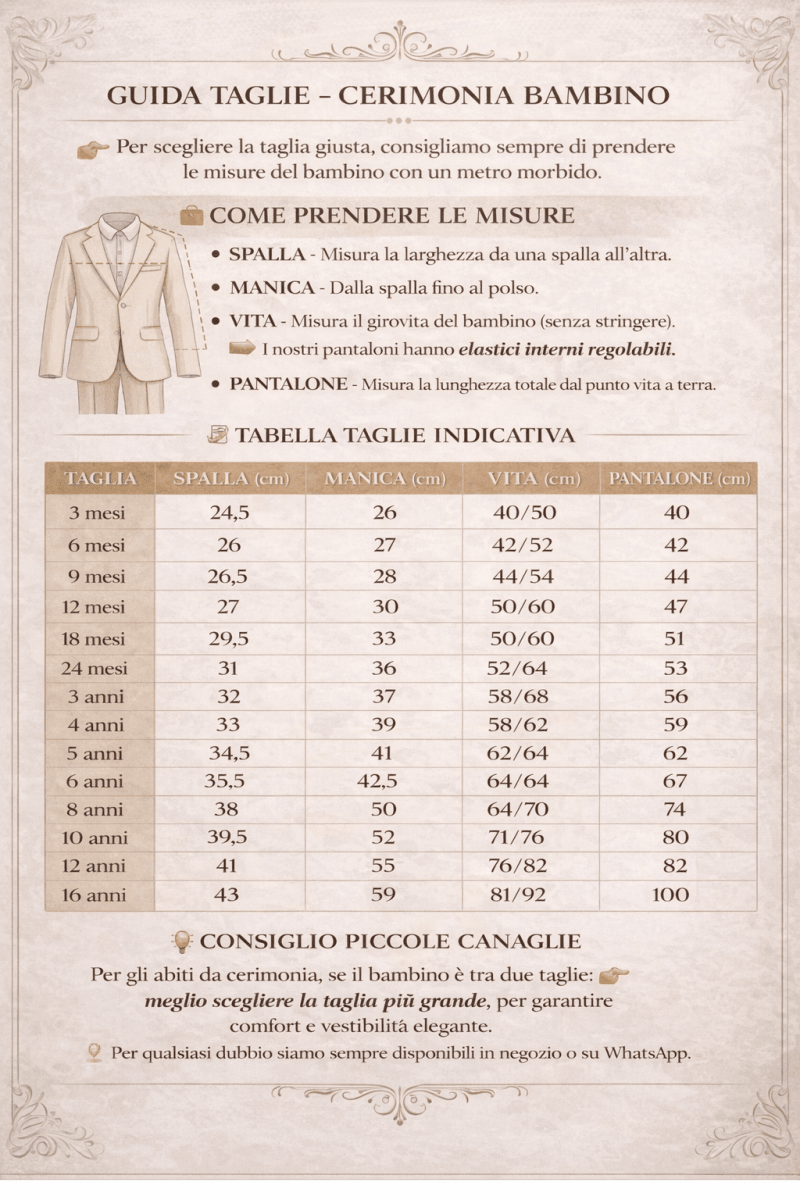 Abito Doppio Petto Nero - Piccole Canaglie - PC25145