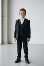 Abito Doppio Petto Nero - Piccole Canaglie - PC25145