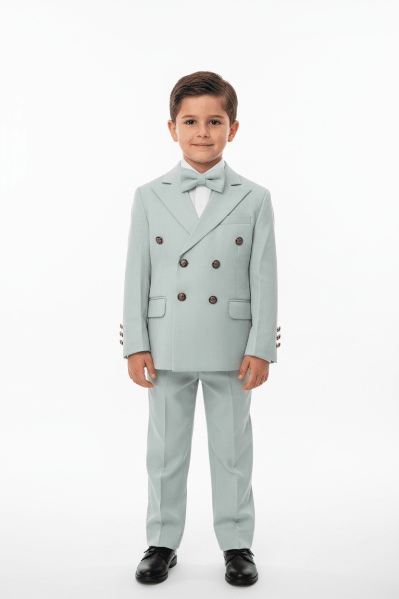 Abito Doppio Petto Verde Salvia 63 - Piccole Canaglie - PC25107