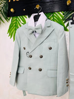 Abito Doppio Petto Verde Salvia 63 - Piccole Canaglie - PC25107