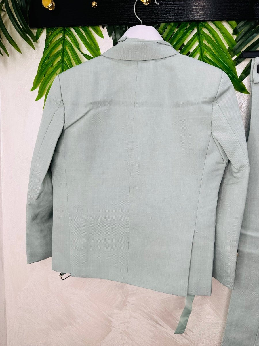 Abito Doppio Petto Verde Salvia 63 - Piccole Canaglie - PC25107