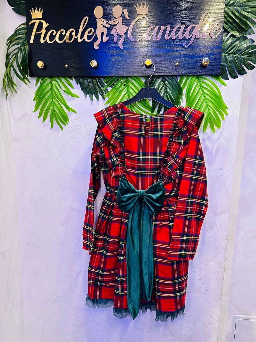 Abito scozzese bimba - Piccole Canaglie - 