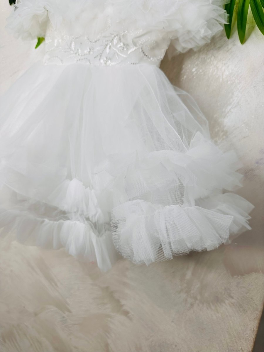 Abito Sogno di Tulle bianco - Piccole Canaglie - PC26118a