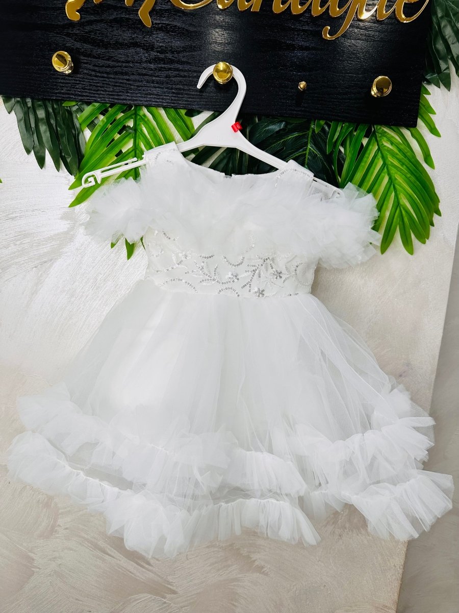Abito Sogno di Tulle bianco - Piccole Canaglie - PC26118a