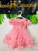 Abito Sogno di Tulle Rosa - Piccole Canaglie - PC26113