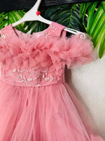 Abito Sogno di Tulle Rosa - Piccole Canaglie - PC26113