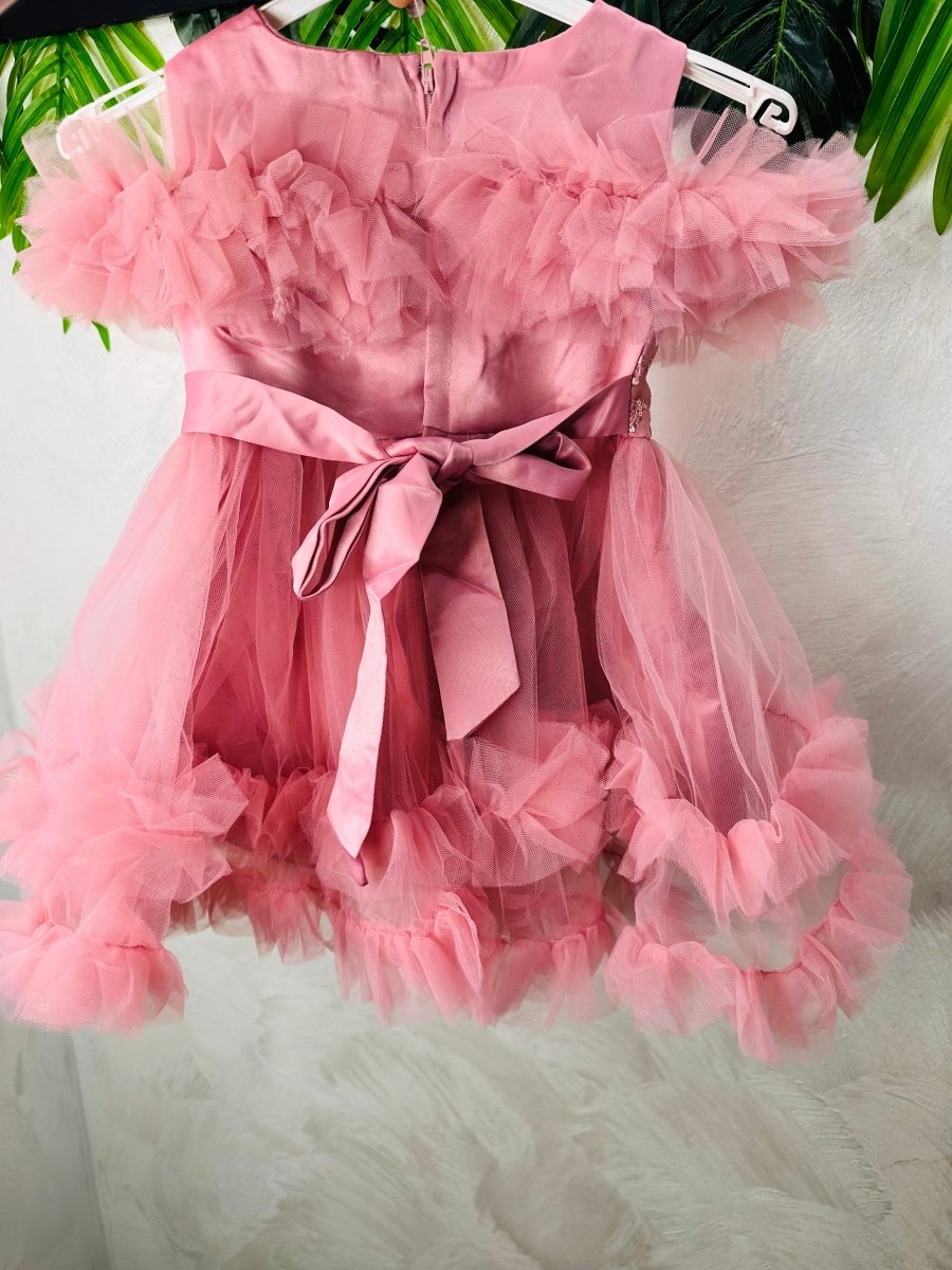 Abito Sogno di Tulle Rosa - Piccole Canaglie - PC26113