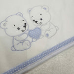 Accappatoio celeste neonato ART AT001153 - Piccole Canaglie - PC20010