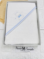 Accappatoio coniglio celeste AT001162 - Piccole Canaglie - PC23757