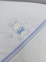 Accappatoio coniglio celeste AT001162 - Piccole Canaglie - PC23757