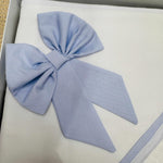 Accappatoio fiocco celeste ART 001104 - Piccole Canaglie - PC21956