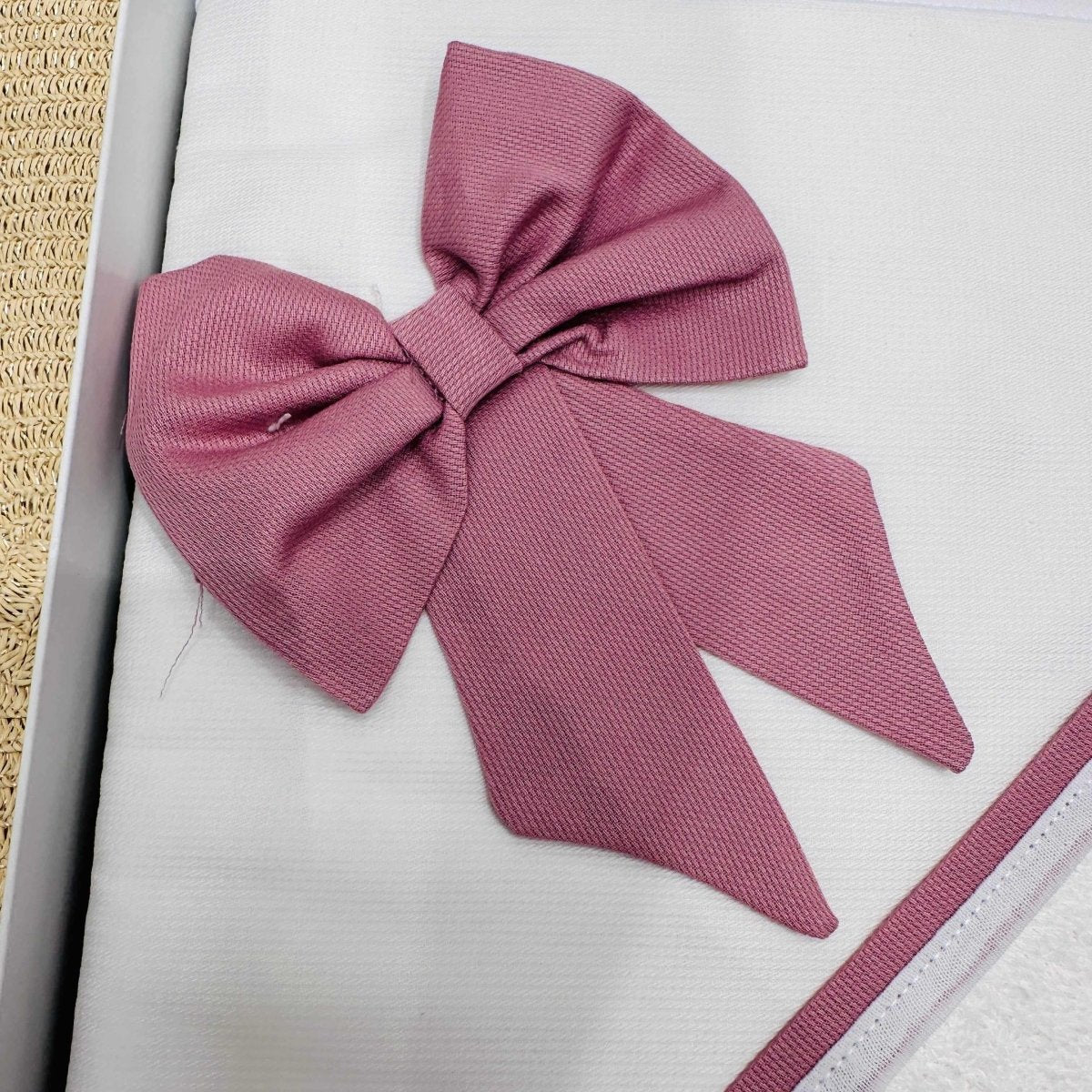 Accappatoio fiocco rosa antico ART AT001104 - Piccole Canaglie - PC21957