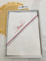 Accappatoio Love Rosa Antico At001174 - Piccole Canaglie - PC25866