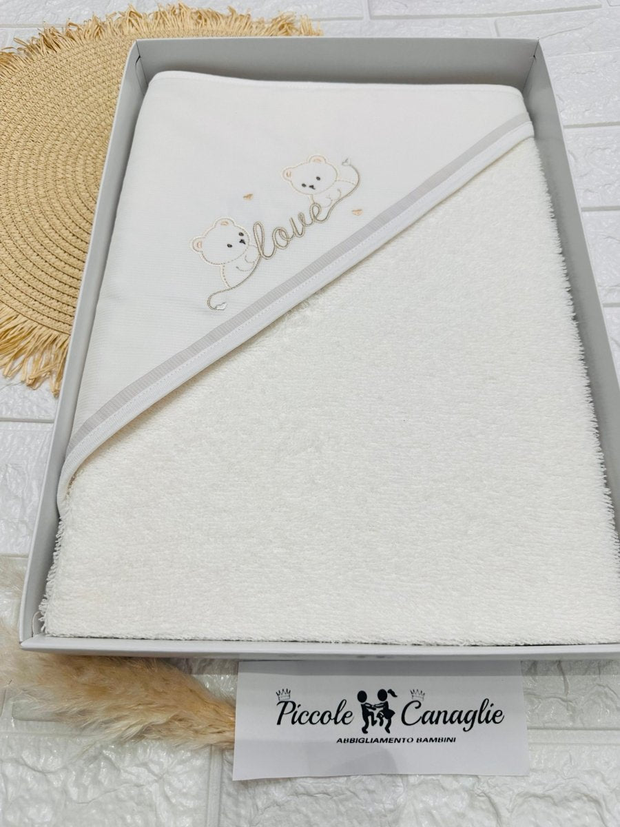 Accappatoio Love Tortora At001174 - Piccole Canaglie - PC26448