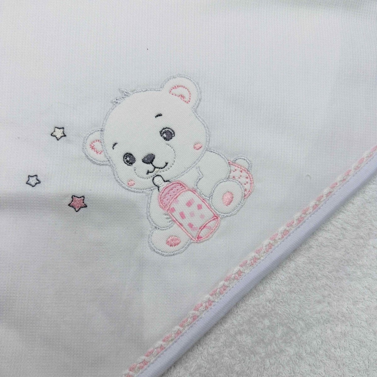 Accappatoio neonata Rosa ART AT001146 - Piccole Canaglie - PC20015