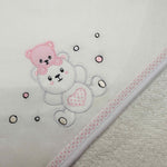 Accappatoio neonata rosa ART AT001148 - Piccole Canaglie - PC20016