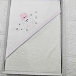 Accappatoio neonata rosa ART AT001148 - Piccole Canaglie - PC20016