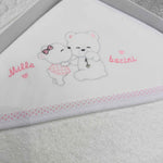 Accappatoio neonata Rosa ART AT001150 - Piccole Canaglie - PC20017