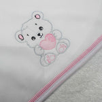 Accappatoio neonata rosa ART AT001157 - Piccole Canaglie - PC20013