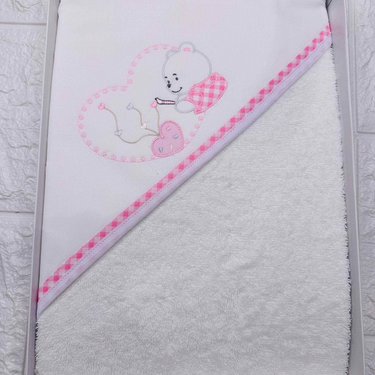 Accappatoio neonata Rosa ART AT001161 - Piccole Canaglie - PC20019