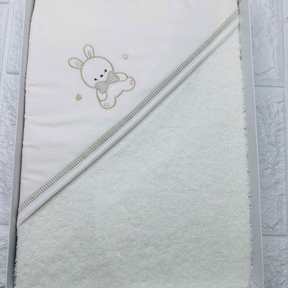 Accappatoio neonati neutro ART AT001162 - Piccole Canaglie - PC20024