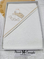 Accappatoio Orso Baby Beige At001159 - Piccole Canaglie - PC25210