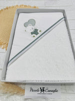 Accappatoio orso cuore verde At001171 - Piccole Canaglie - PC26446