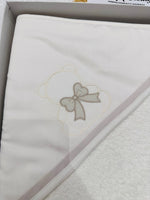 Accappatoio orso Fiocco Tortora AT001166 - Piccole Canaglie - PC23296