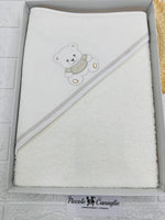 Accappatoio Orso Love Beige At001172 - Piccole Canaglie - PC25864