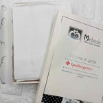 Asciugamani Delicati neonati bianchi - Piccole Canaglie - PC20032