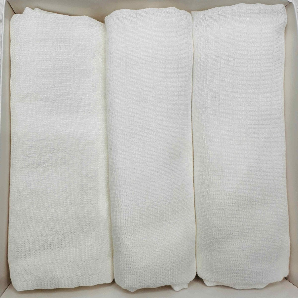 Asciugamani delicati neonati bianchi - Piccole Canaglie - PC20033