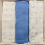 Asciugamani delicati neonati celesti - Piccole Canaglie - PC20034