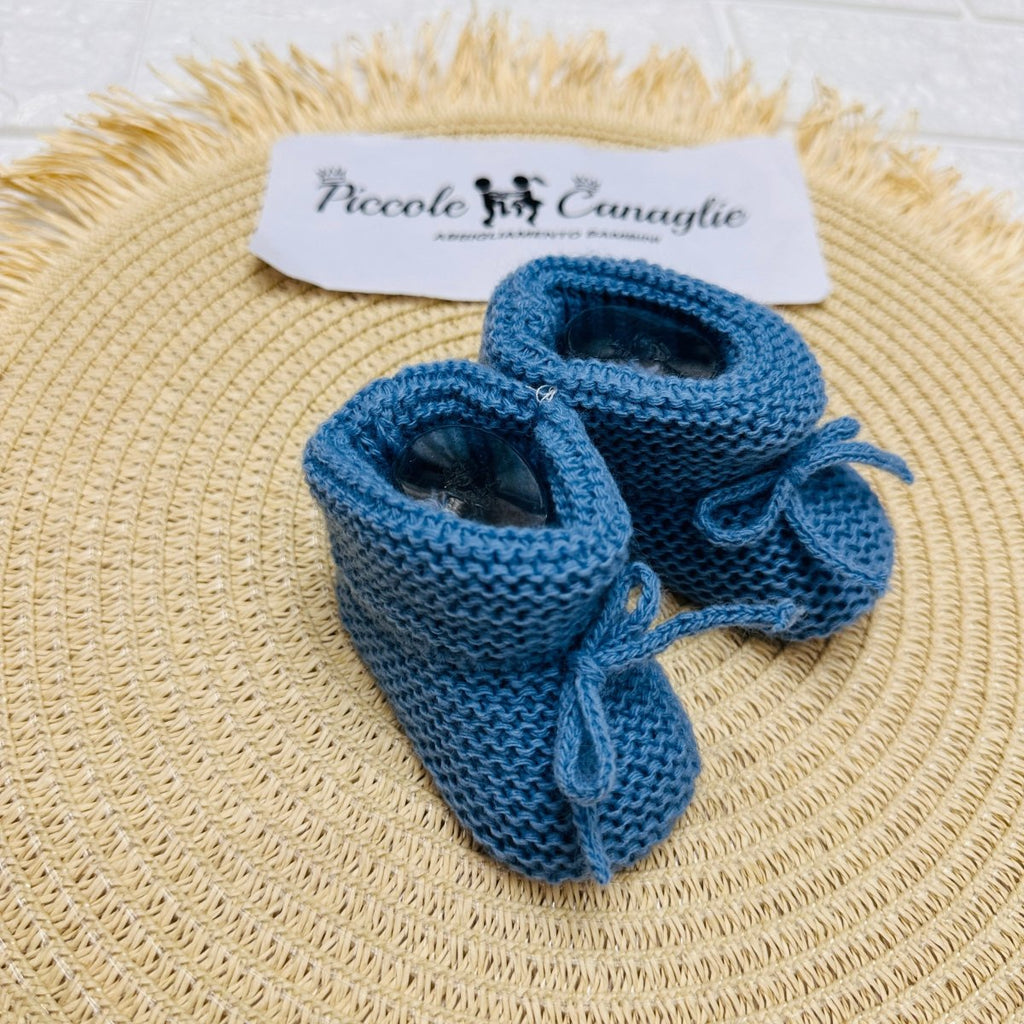 Babbucce Laccio taglia 0 - 6 mesi - Piccole Canaglie - PC22931