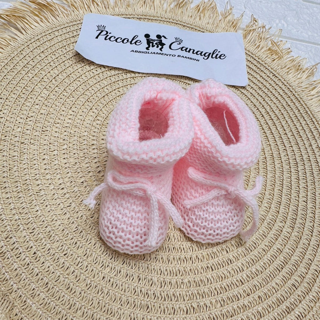 Babbucce Laccio taglia 0 - 6 mesi - Piccole Canaglie - PC22931