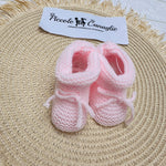 Babbucce Laccio taglia 0 - 6 mesi - Piccole Canaglie - PC22931