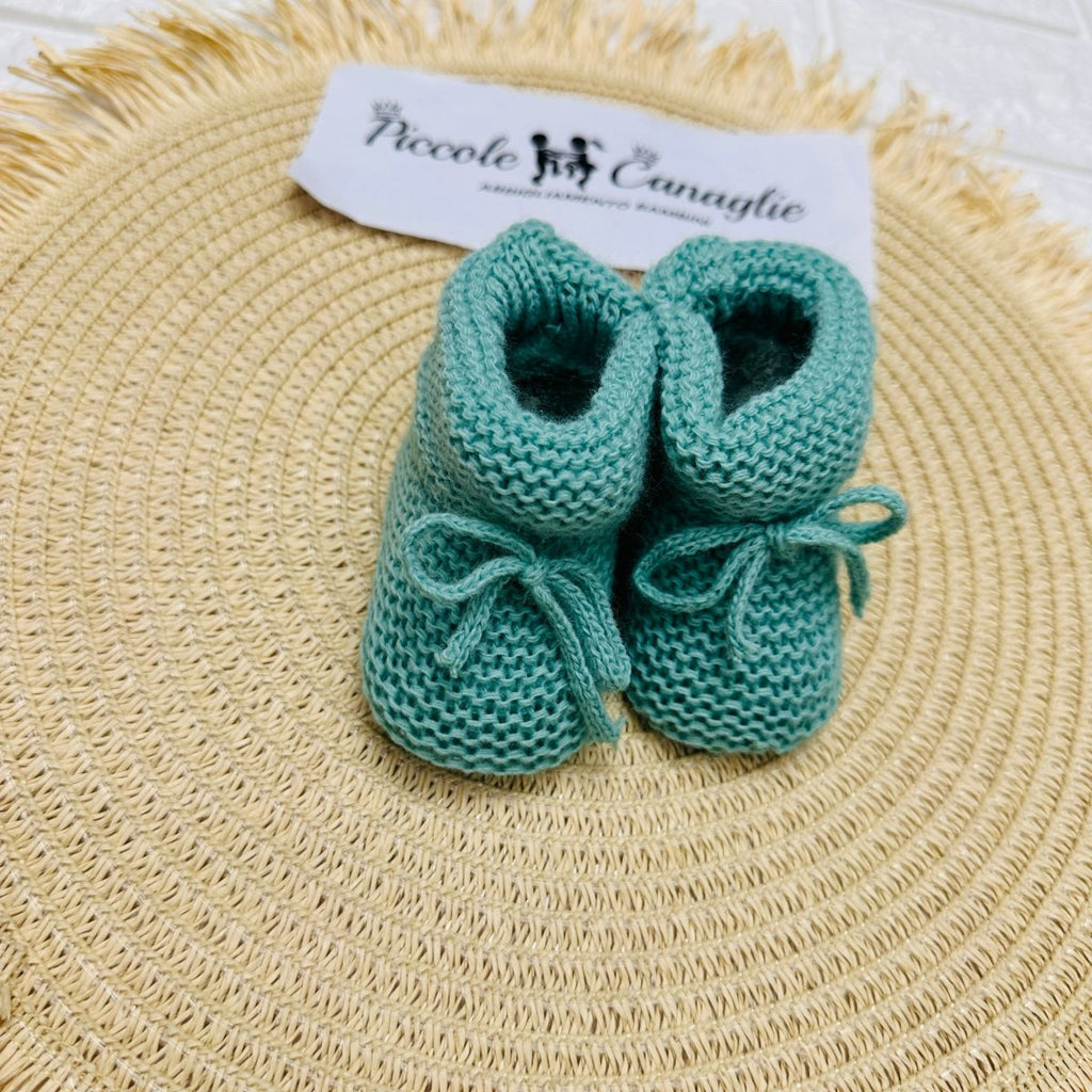 Babbucce Laccio taglia 0 - 6 mesi - Piccole Canaglie - PC22931