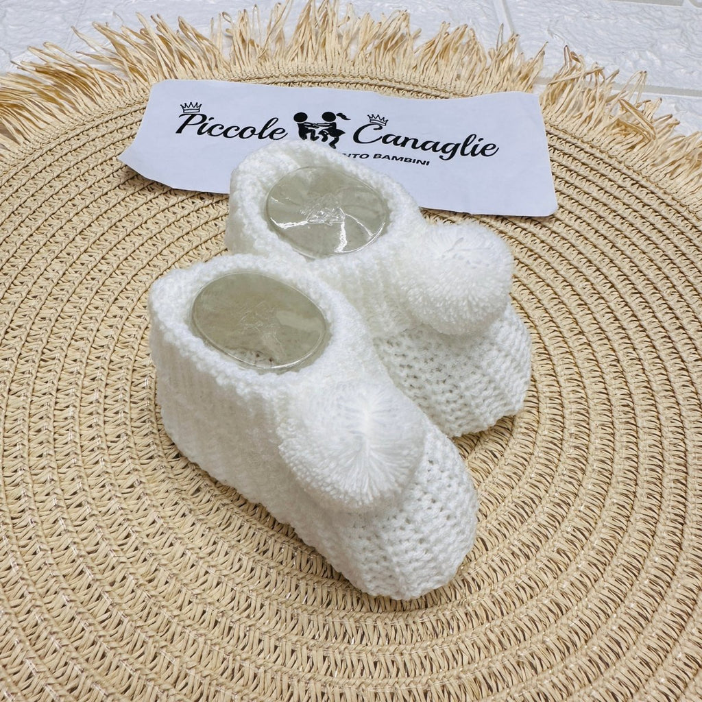 Babbucce Pon Pon Taglia 0 - 6 mesi - Piccole Canaglie - PC22922