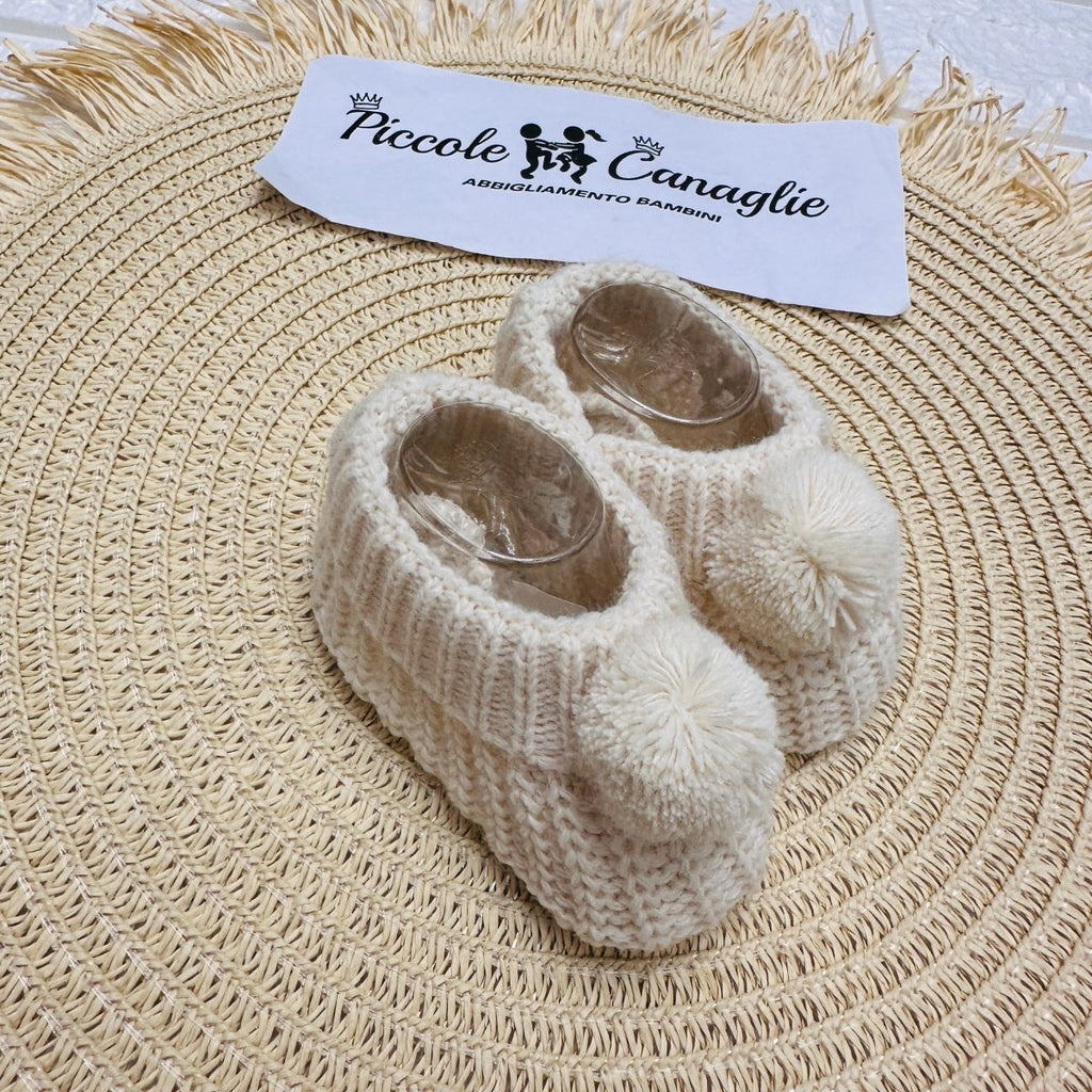 Babbucce Pon Pon Taglia 0 - 6 mesi - Piccole Canaglie - PC22922