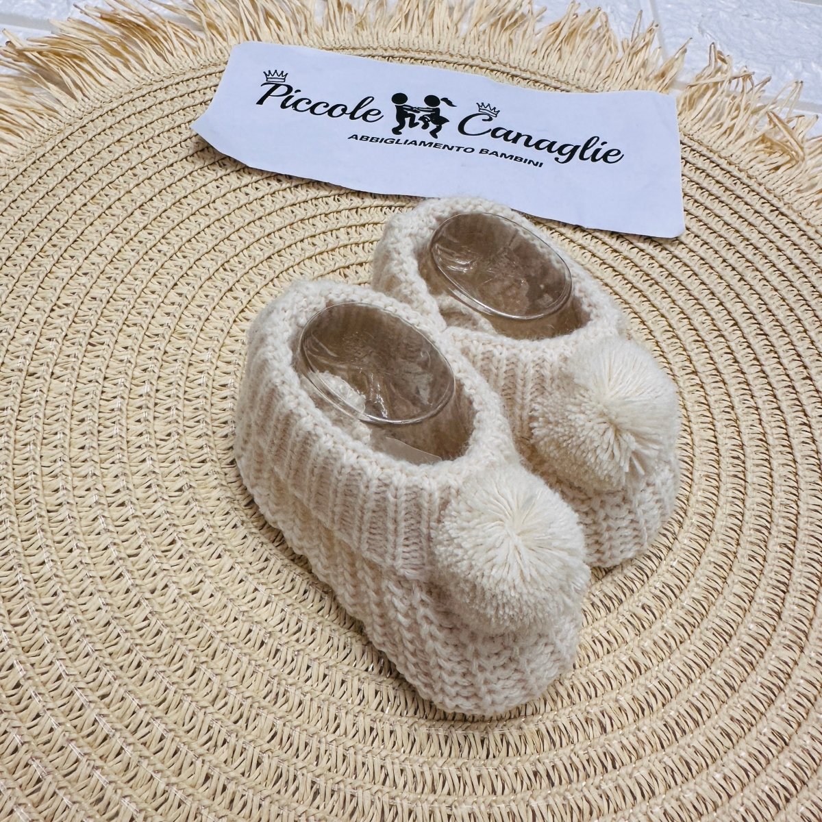 Babbucce Pon Pon Taglia 0 - 6 mesi - Piccole Canaglie - PC22922