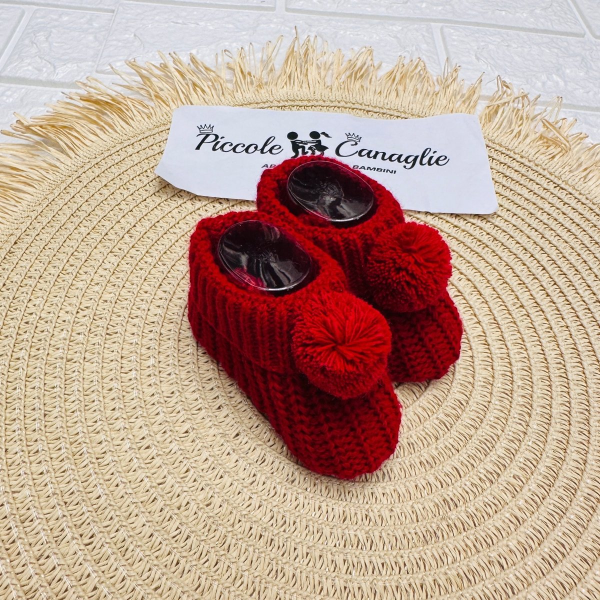 Babbucce Pon Pon Taglia 0 - 6 mesi - Piccole Canaglie - PC22922