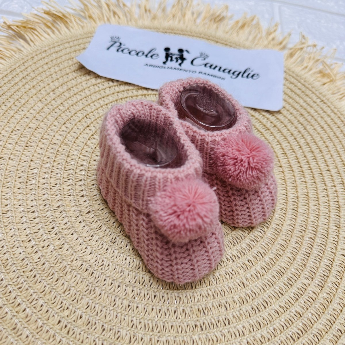 Babbucce Pon Pon Taglia 0 - 6 mesi - Piccole Canaglie - PC22922