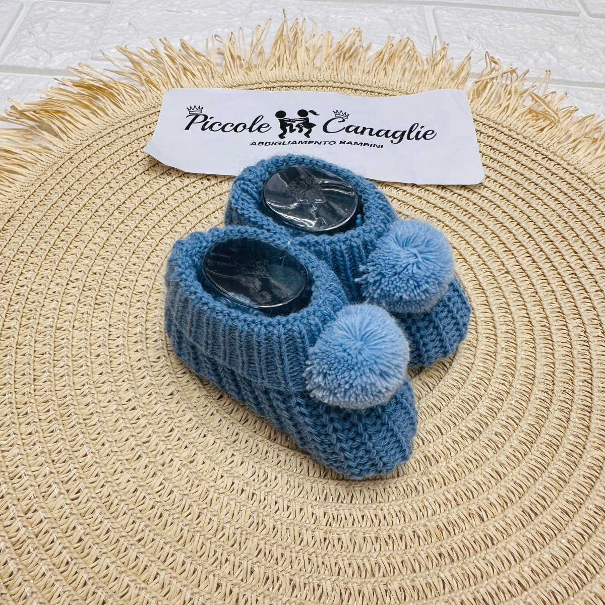 Babbucce Pon Pon Taglia 0 - 6 mesi - Piccole Canaglie - PC22922