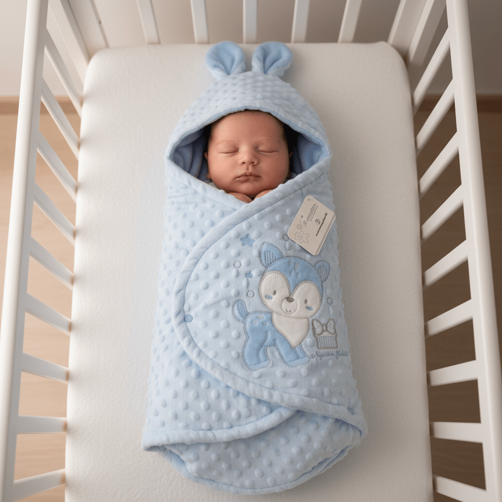 Baby sacco neoanto NG5794 celeste dis 1 cerbiatto - Piccole Canaglie - PC29828