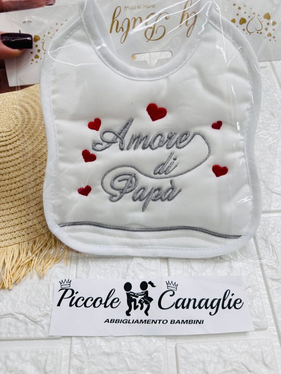 Bavetta amore di papà grigia - Piccole Canaglie - PC23764